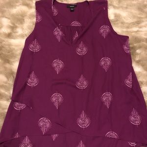 Alfani crossover hem top